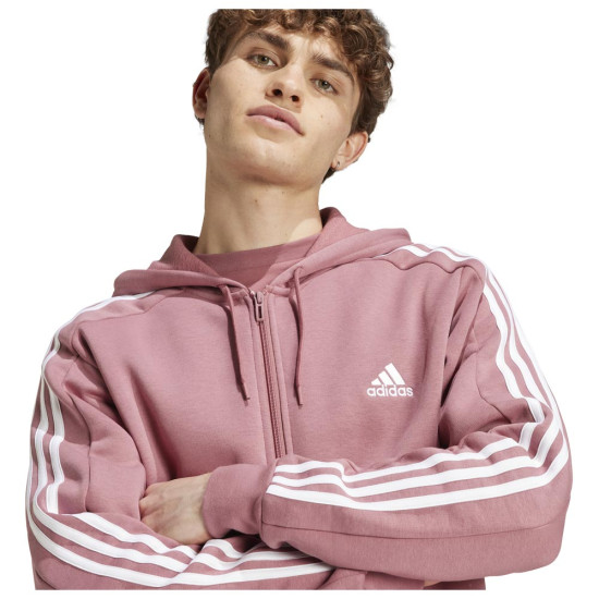 Adidas Ανδρική ζακέτα Essentials Fleece 3-Stripes Full-Zip Hoodie